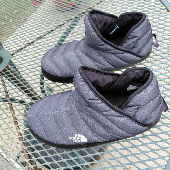 North Face Thermoball Traction Booties, Gray.  Womens Size US 8 - Picture 1 of 5